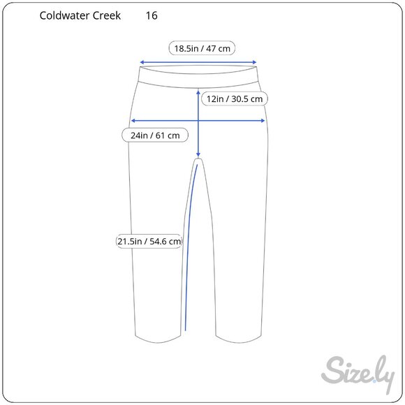 Coldwater Creek Womens Capri Pants Size 16 White Blue Fish Drawstring Hem - Picture 9 of 10